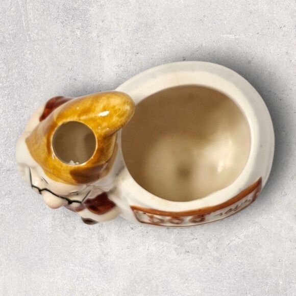 Vintage 1960s Disney Doc Snow White “Brush Your Teeth” Ceramic Toothbrush Holder - Picture 6 of 11